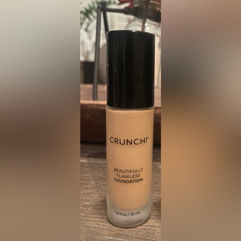 ❌SOLD! ❌Crunchi Beautifully Flawless foundation in 2.75, 3/4 full
